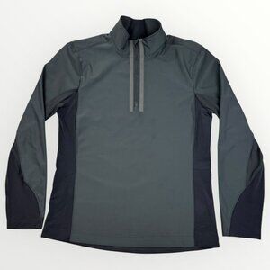 LULULEMON Athletica Mens 1/4 Zip Reflective Hiking Long Sleeve Pullover Athletic